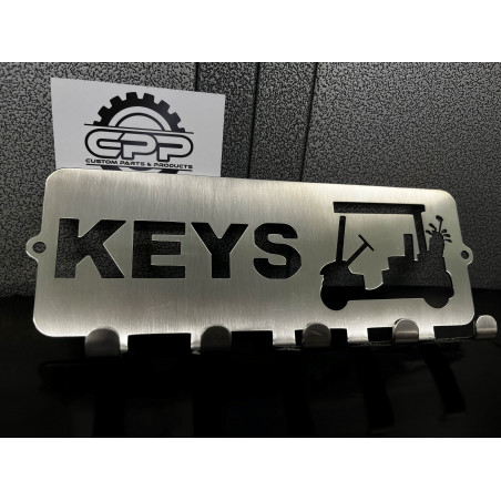 Golf cart key rack