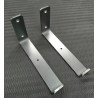 Scaffold Board Shelf Brackets Heavy Duty Handmade Industrial Steel PAIR