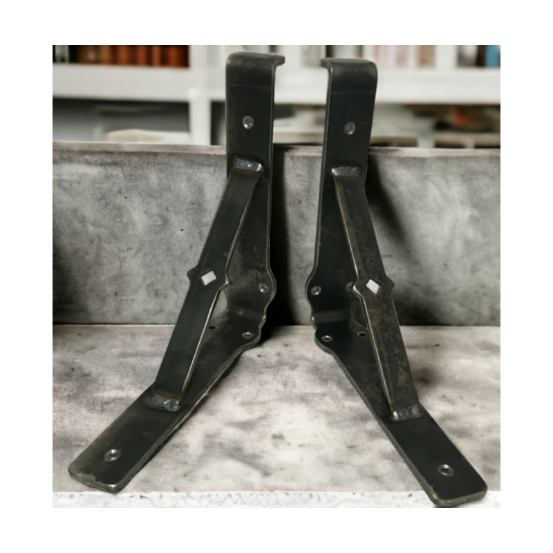 Scaffold Board Shelf Brackets Heavy Duty Handmade Industrial Steel PAIR