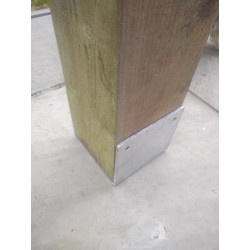 Post base socket 150mm U bracket