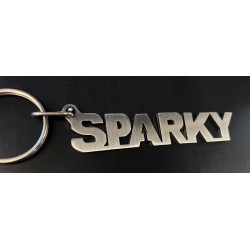 Electrician sparky keyring