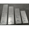 Mild steel flat fixing plates